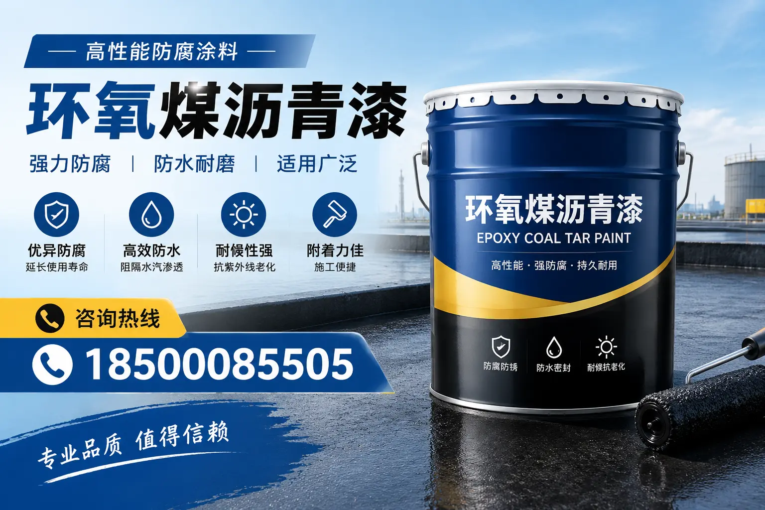 环氧煤沥青漆的主要成分与功能，阿拉善用户深度了解